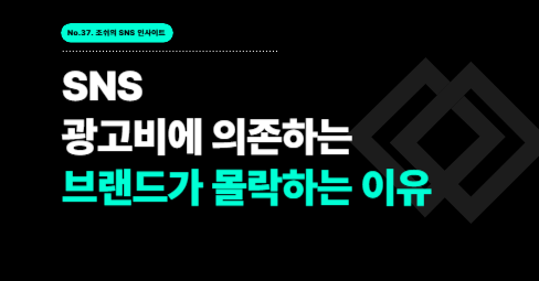 SNS 광고비에 의존하는 브랜드가 몰락하는 이유 의 썸네일 이미지