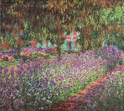 모네 / 지베르니의 예술가의 정원 (Le Jardin de l'artiste à Giverny) / 1900년 / 파리 오르세 미술관