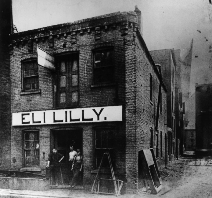 1876년 일라이 릴리 (출처: Discover Indiana History)