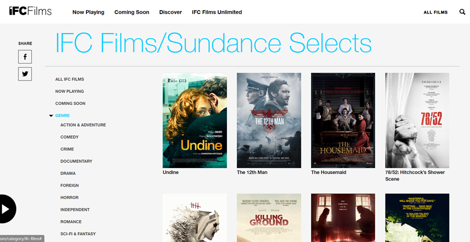 AMC는 Sundance TV라는 채널을 보유하고 있고, 자회사인 IFC Films 홈페이지에는 Sundance 셀렉션 페이지가 있을 만큼 AMC와 Sundance 영화제는 떼어놓기 어려운 관계입니다.
