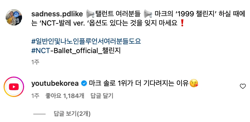 이미지 = 인스타 댓글 캡처 (https://www.instagram.com/reel/DIWEdqGTu5O/?utm_source=ig_web_button_share_sheet&igsh=MzRlODBiNWFlZA==)