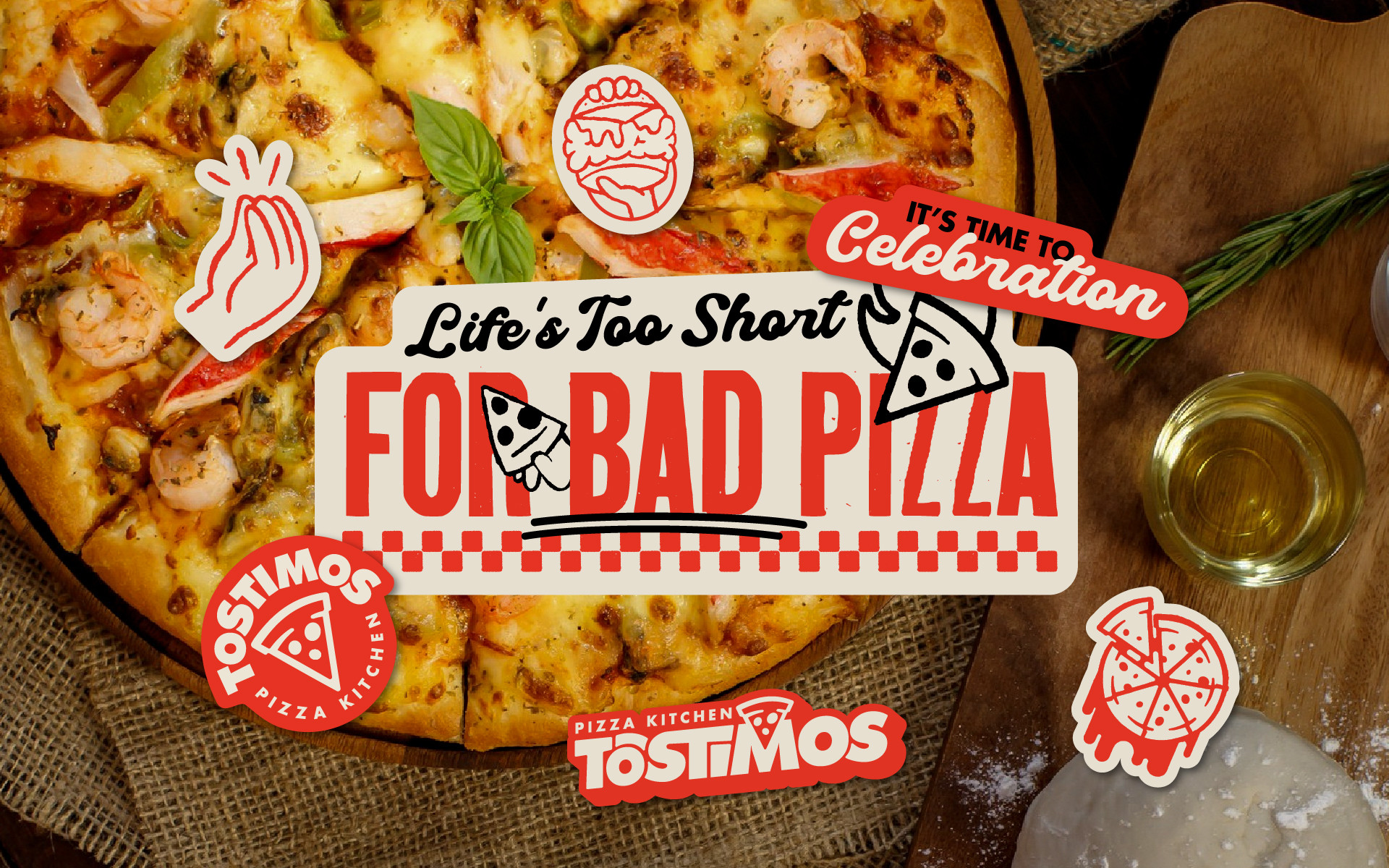 TOSTIMOS Pizza by 86Creative