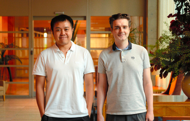 사카나 AI의 공동창업자인 David Ha (CEO)와 Llion Jones (CTO)