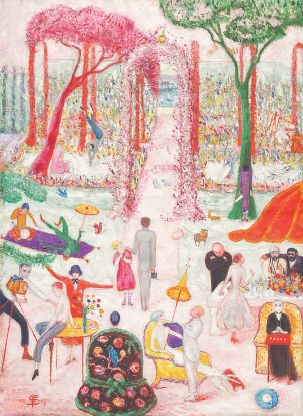 Sunday Afternoon in the Country by Florine Stettheimer (출처. KoreaTimes)