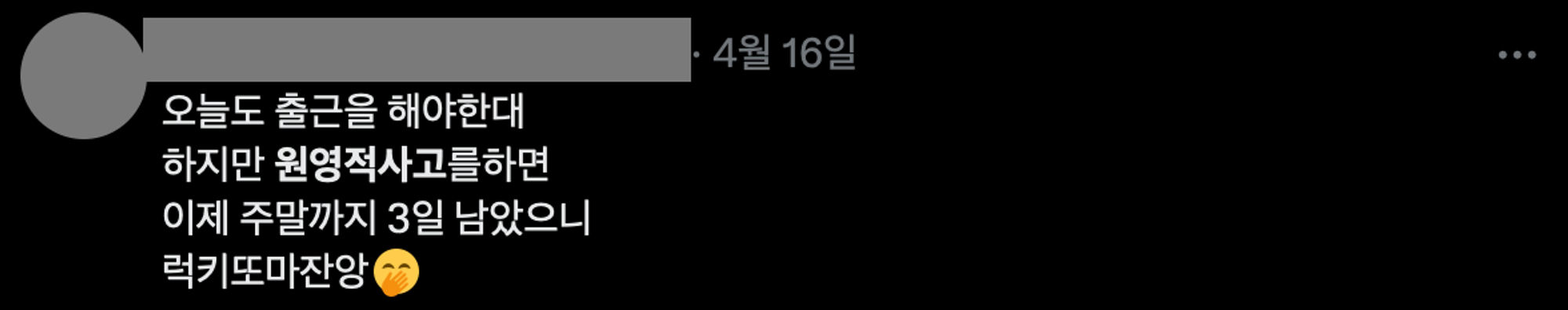 이미지 = X 캡쳐(https://x.com/dddooommaa/status/1779997806444589352)