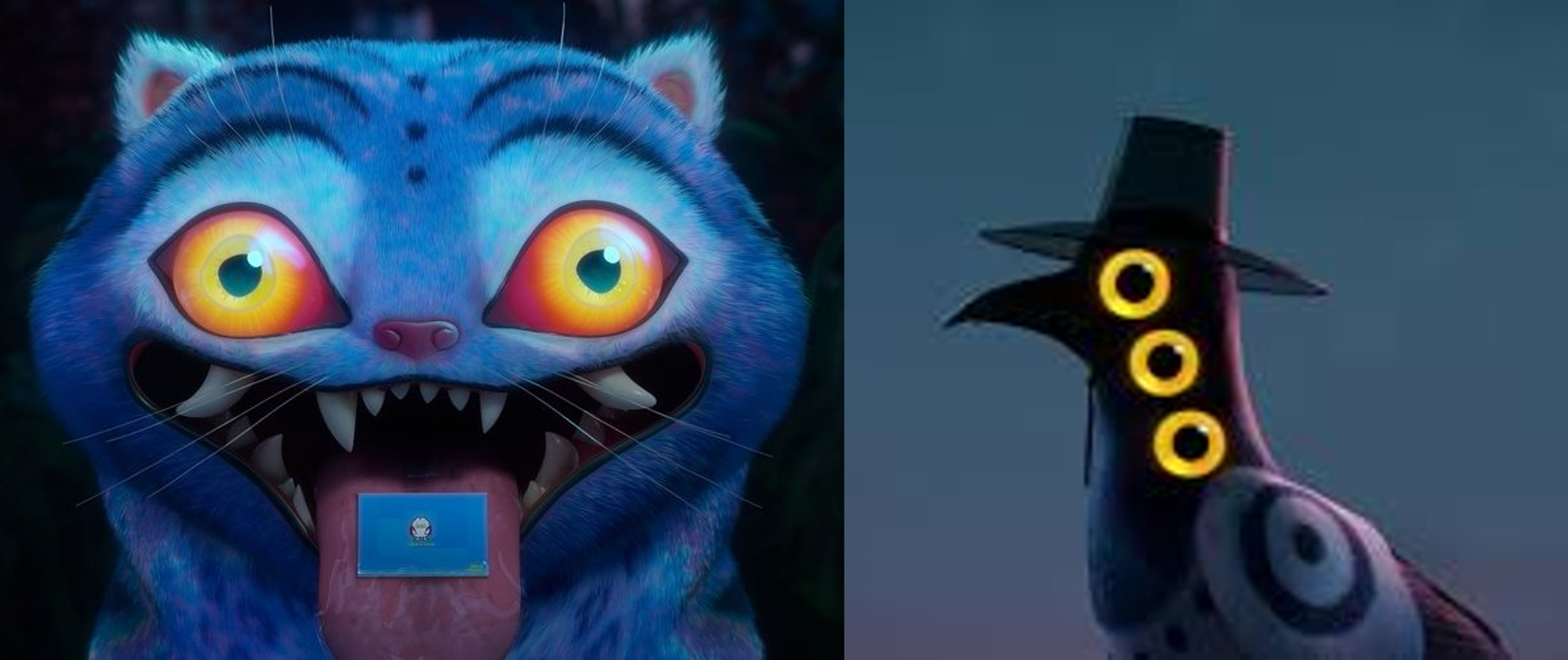 [출처: 넷플릭스] 케이팝 데몬 헌터스의 ‘더피’와 ‘서씨’.