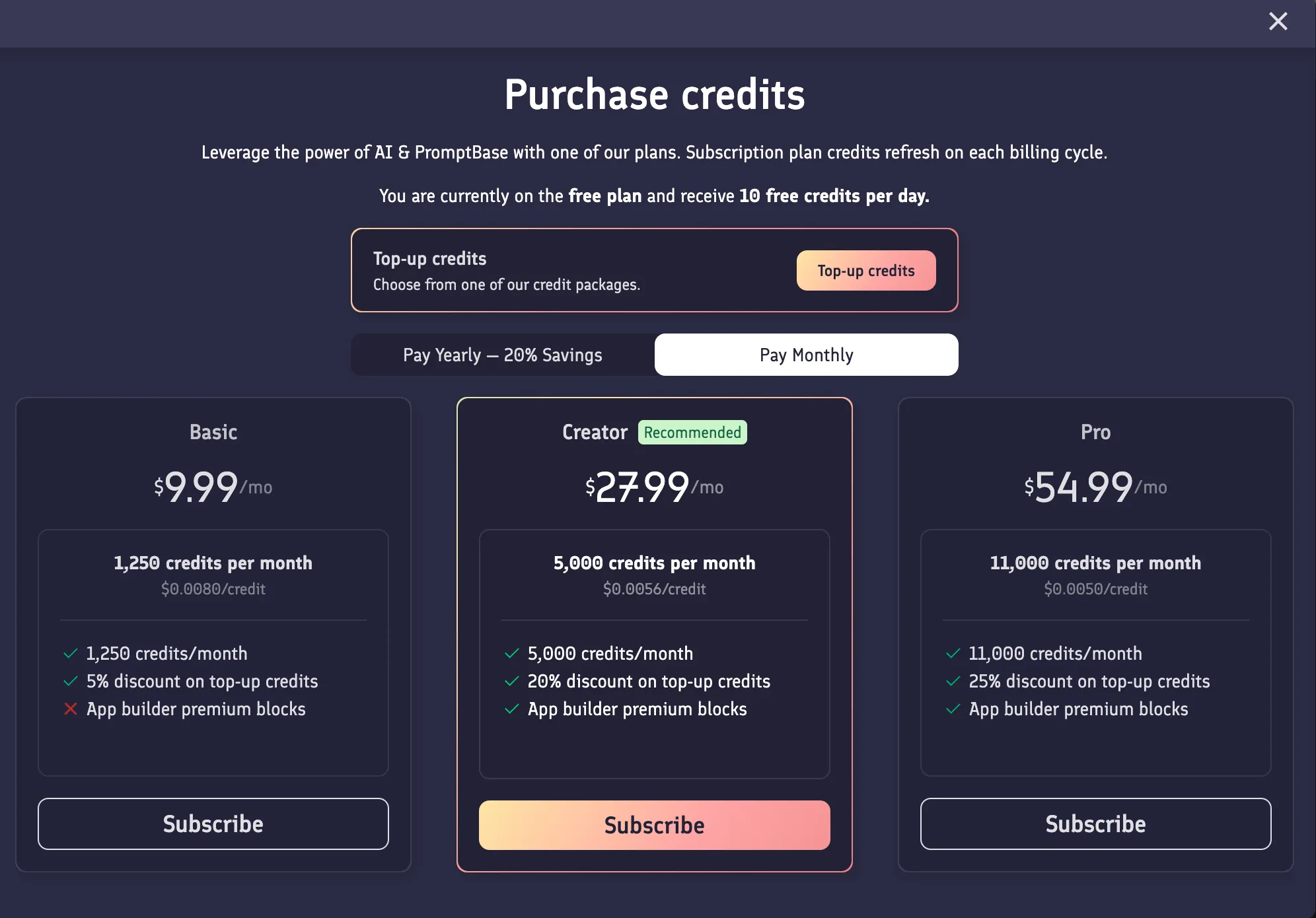 살벌한 가격표.