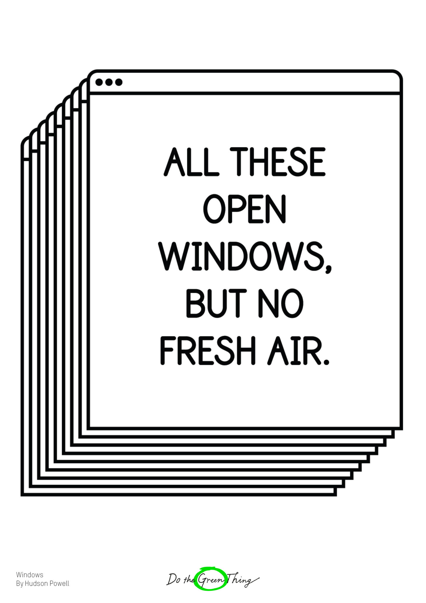 두 더 그린 띵은 이런 포스터 이미지들도 만들고요!