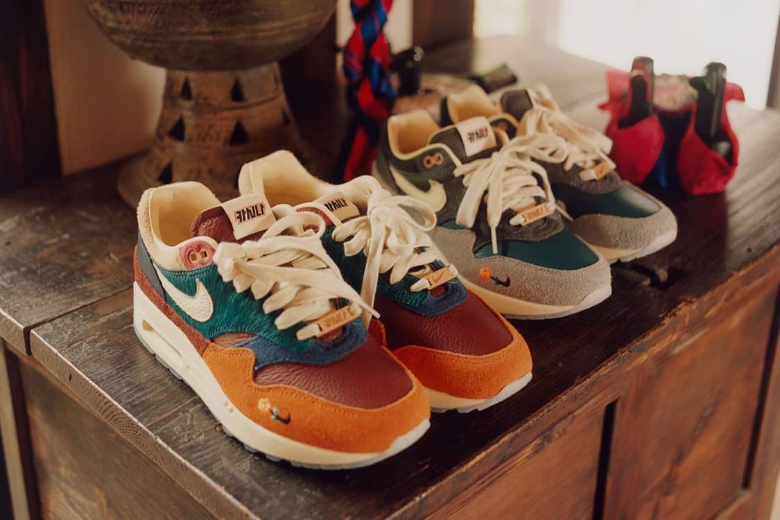 나이키 에어맥스 1 x 카시나 ‘원앙’과 그린 화목한 관계들