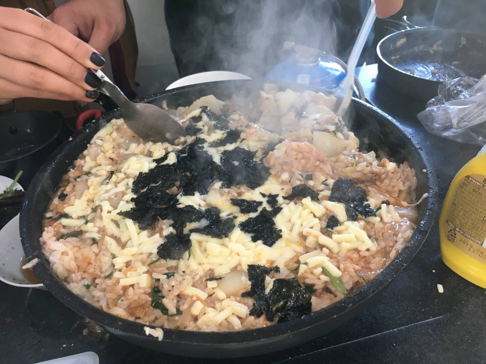 다 먹으면 볶음밥 볶볶은 국룰이죠?