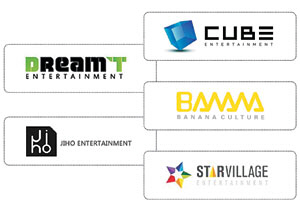 성수동에 위치해있는 연예기획사들