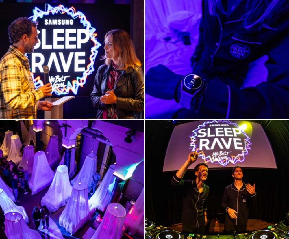 네덜란드에서 개최된 삼성전자의 수면 레이브*이미지 출처 : 삼성전자 뉴스룸