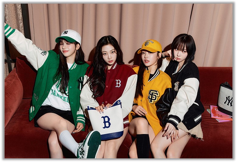 MLB 23 S/S 바시티 컬렉션 with 에스파 (출처 : MLB)