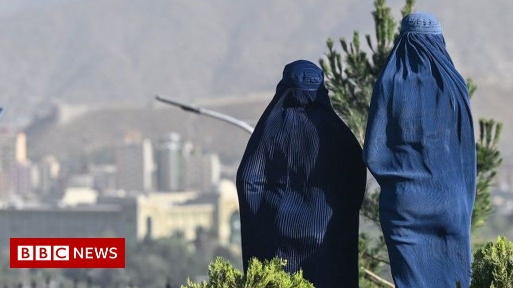 <출처: 'Afghanistan: Female Kabul resident fears for future under Taliban', BBC NEWS 2021년 부르카를 착용한 아프간 여성들>