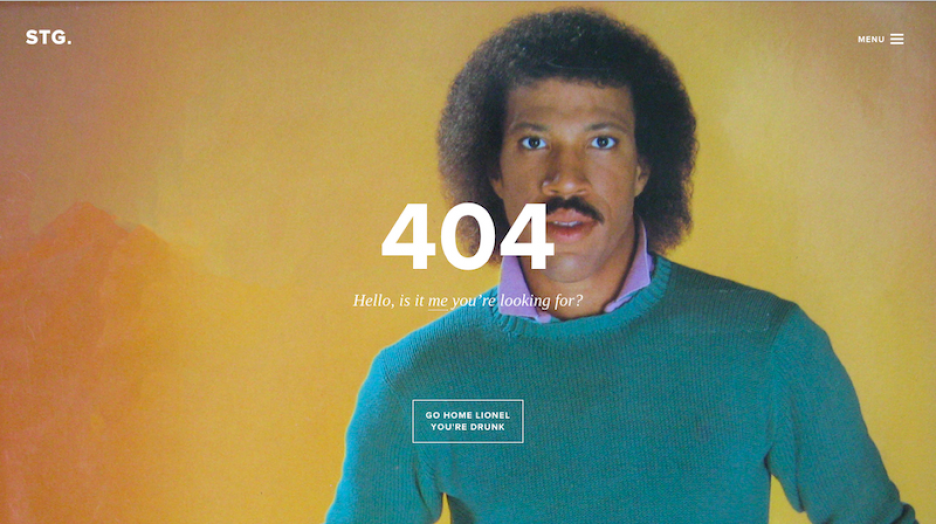 404 페이지 마저 브랜드를 증명합니다. 