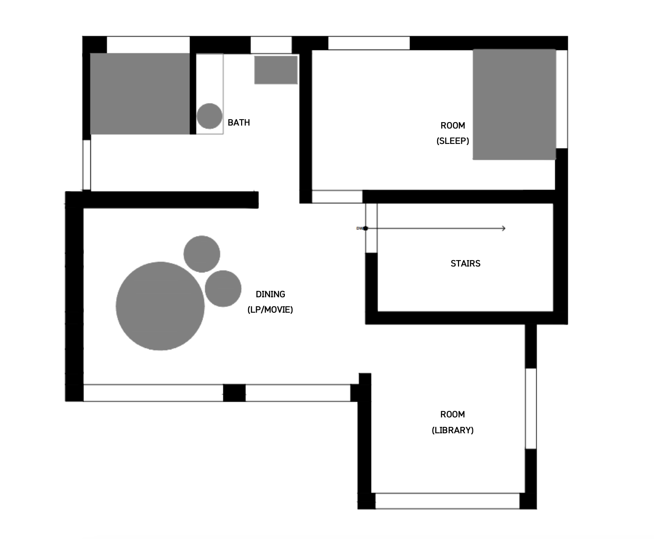 BEFORE . 처음에 가지고 온 평면도 , 2층