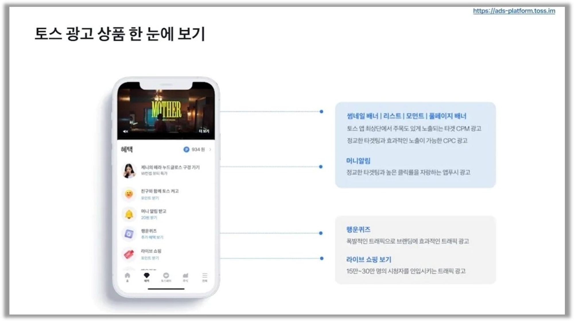 출처 : 토스 광고 상품 소개서