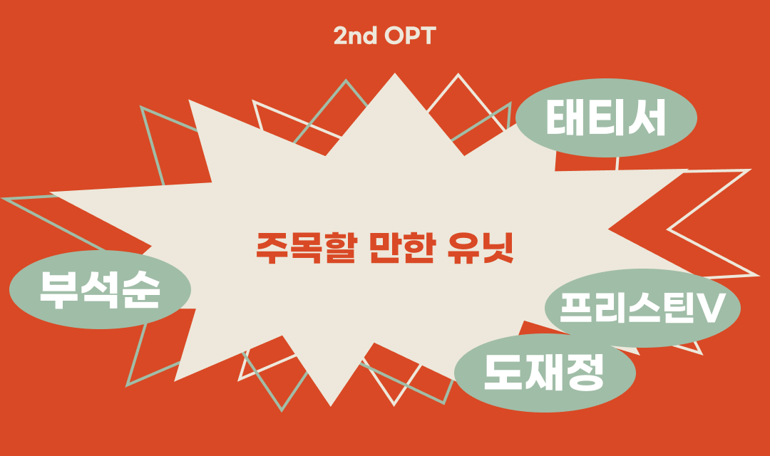 [두 번째 기획전] 주목할 만한 케이팝 유닛🏷️(feat. 소녀시대 태티서, NCT 도재정, 세븐틴 부석순, 프리스틴 V) 의 썸네일 이미지