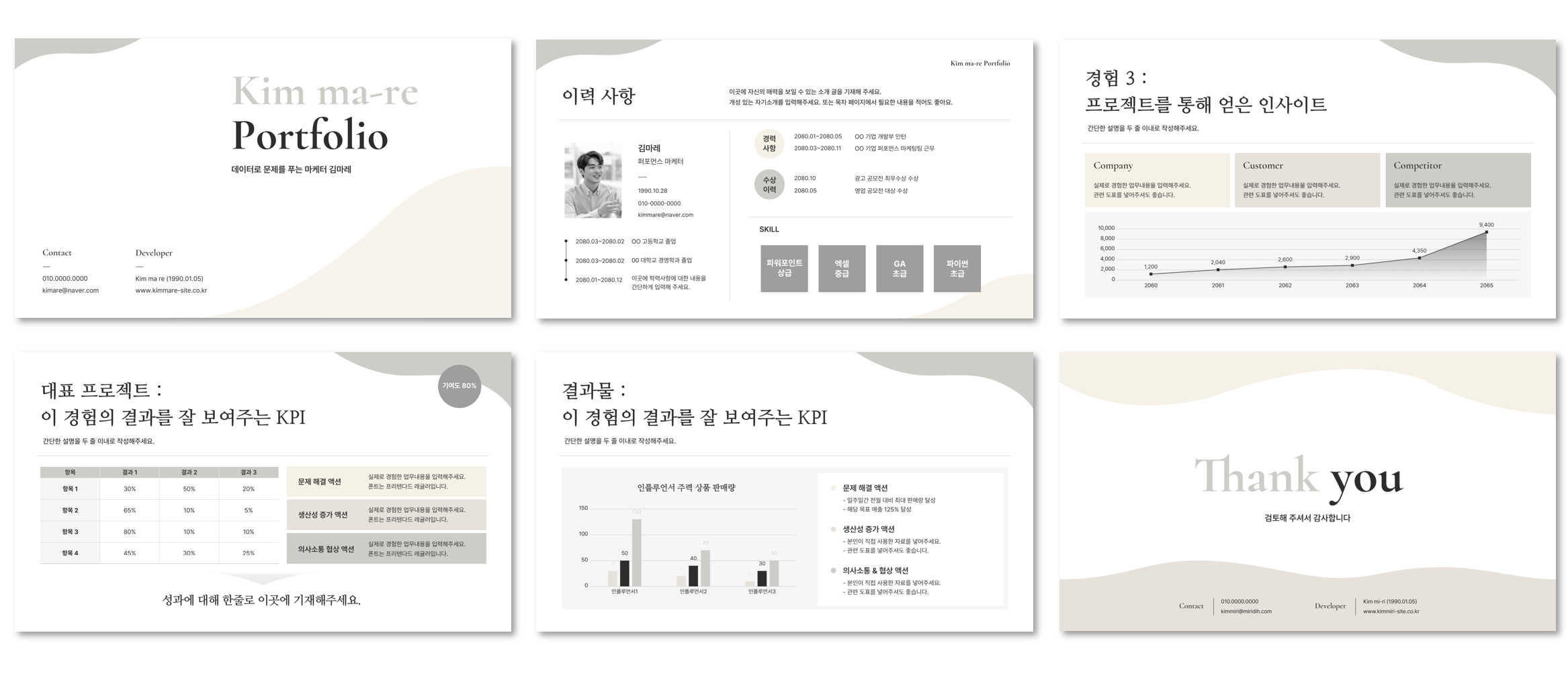 [출처: 미리캔버스] ppt 포트폴리오.