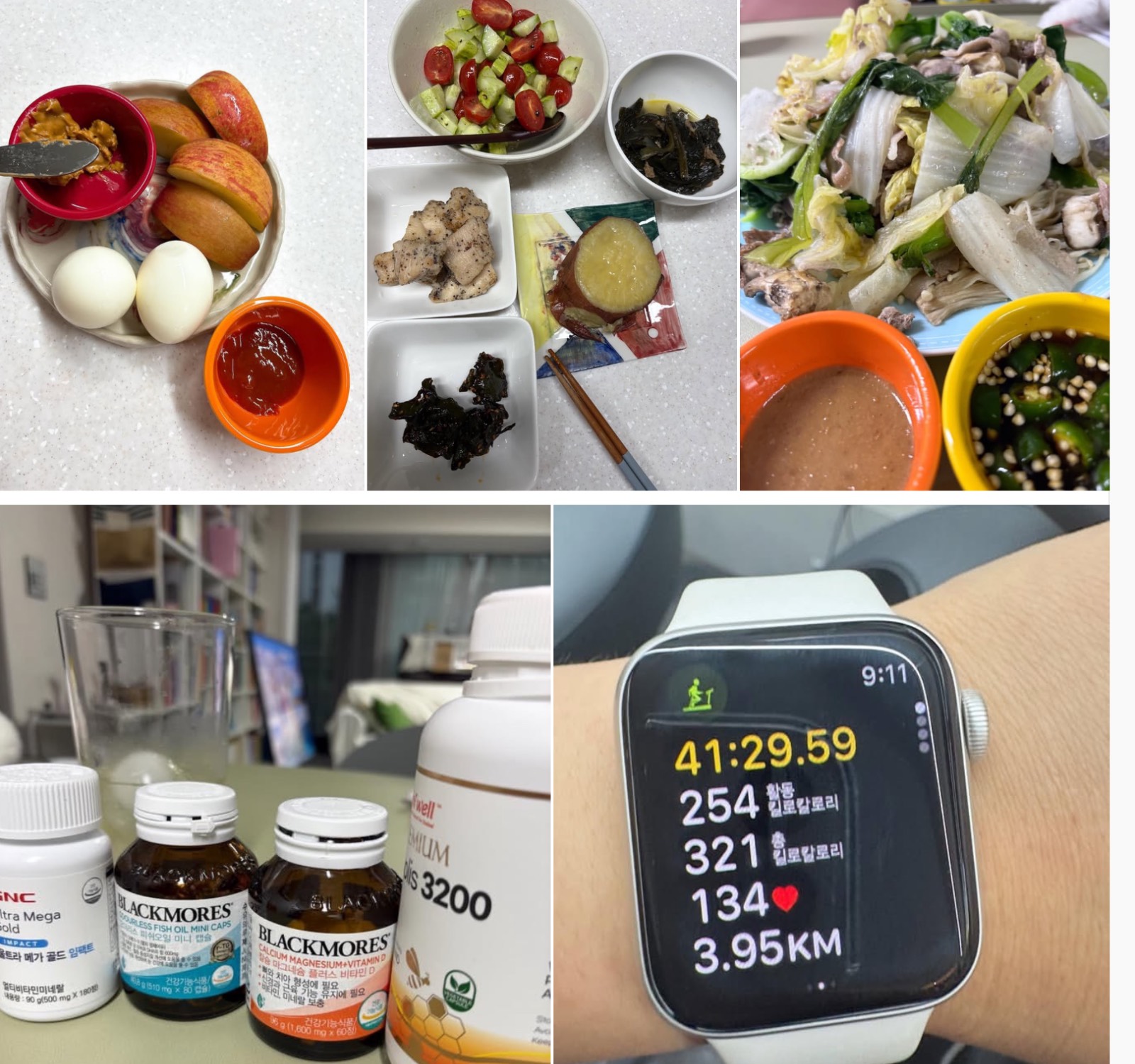 식단과 건강관리에 진심인 짠순님 (출처 : 강남짠순이 스레드)