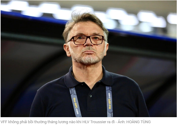 2026년 월드컵 아시아 예선에서 베트남 국가대표팀이 인도네시아에 0-3으로 패한 직후인 3/26 밤, 베트남 축구연맹과 트루시에 감독은 기한 이전에 계약 해지를 선언했습니다