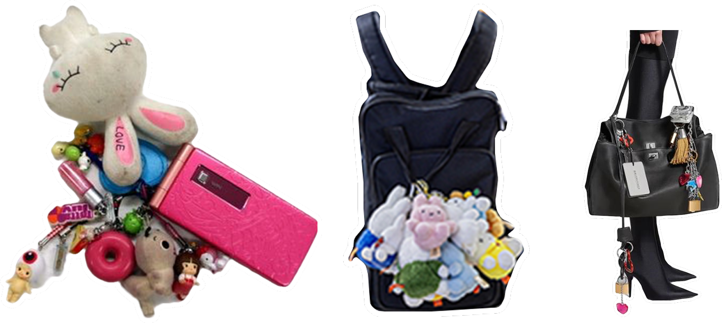 날마다 키링을 바꾸는 것도 비슷한 행동으로 해석할 수 있죠