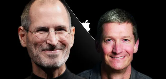 Steve Jobs and Tim Cook (Source: Digital Trend)