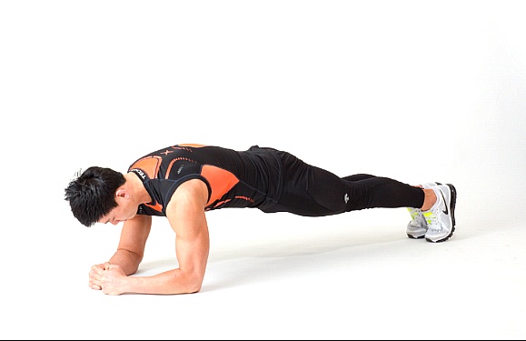 올바른 플랭크 자세