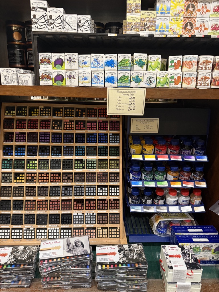 새로 발견한 화방 L. Cornelissen & Son. 거의 한 시간을 구경한 것 같아요