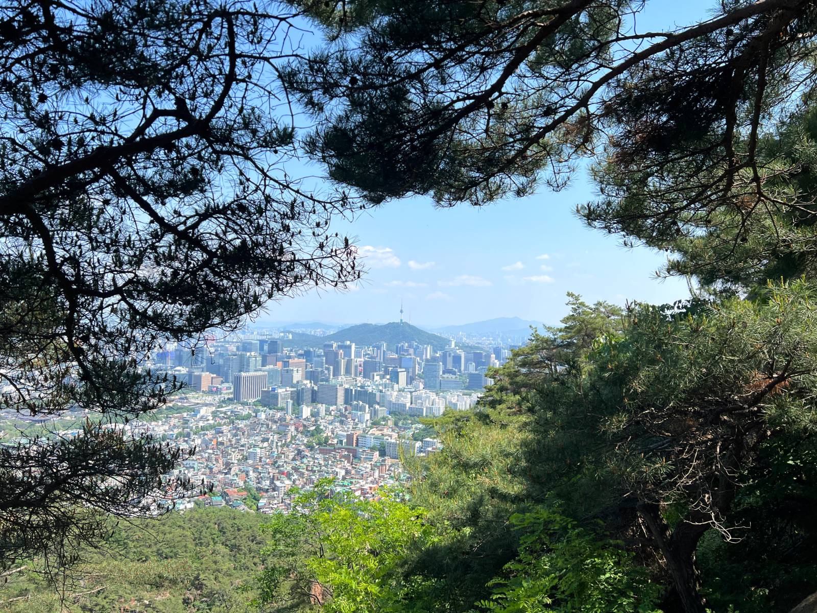  최지웅 디자이너가 요즘 자주 가는 인왕산 정상에서