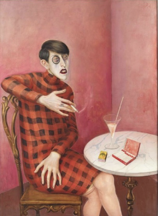 (1891, Empire fédéral allemand - 1969, République fédérale d'Allemagne) Bildnis der Journalistin Sylvia von Harden (Portrait de la journaliste Sylvia von Harden) ©Otto Dix