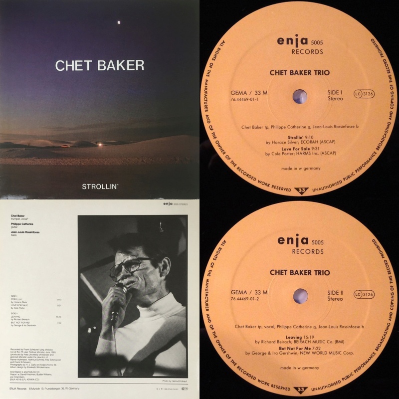 Chet Baker - Strollin' 앨범