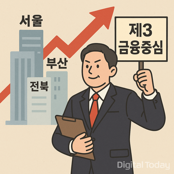 챗GPT를 통해서 제작한 전라북도의 금융중심지 추진 이미지 [사진: 디지털투데이]