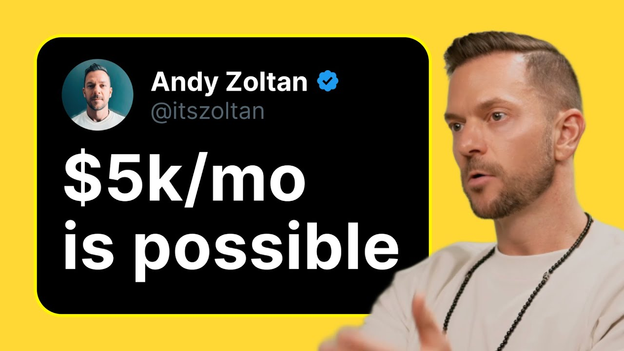 Andy Zoltan 은 온라인만으로도 충분한 수입을 만들어낼 수 있다고 말한다