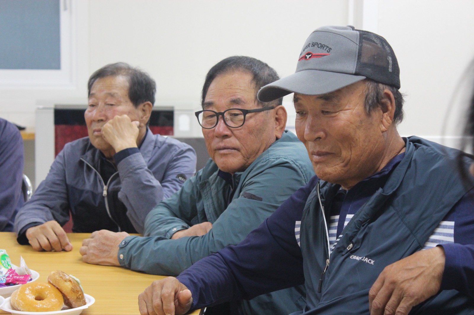 좌측부터 김상근, 정덕언, 김상열 어르신