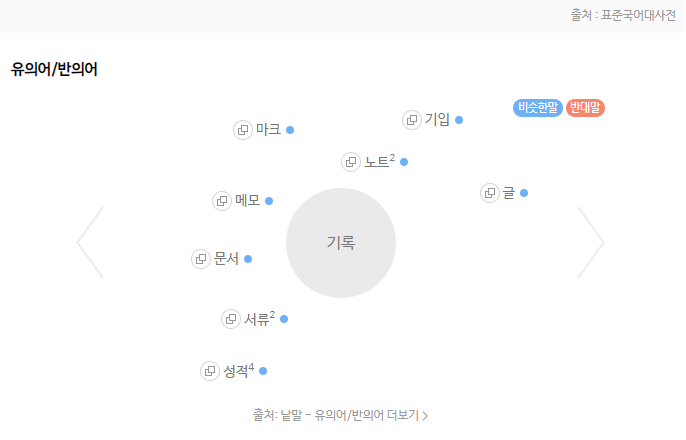 출처 : 낱말