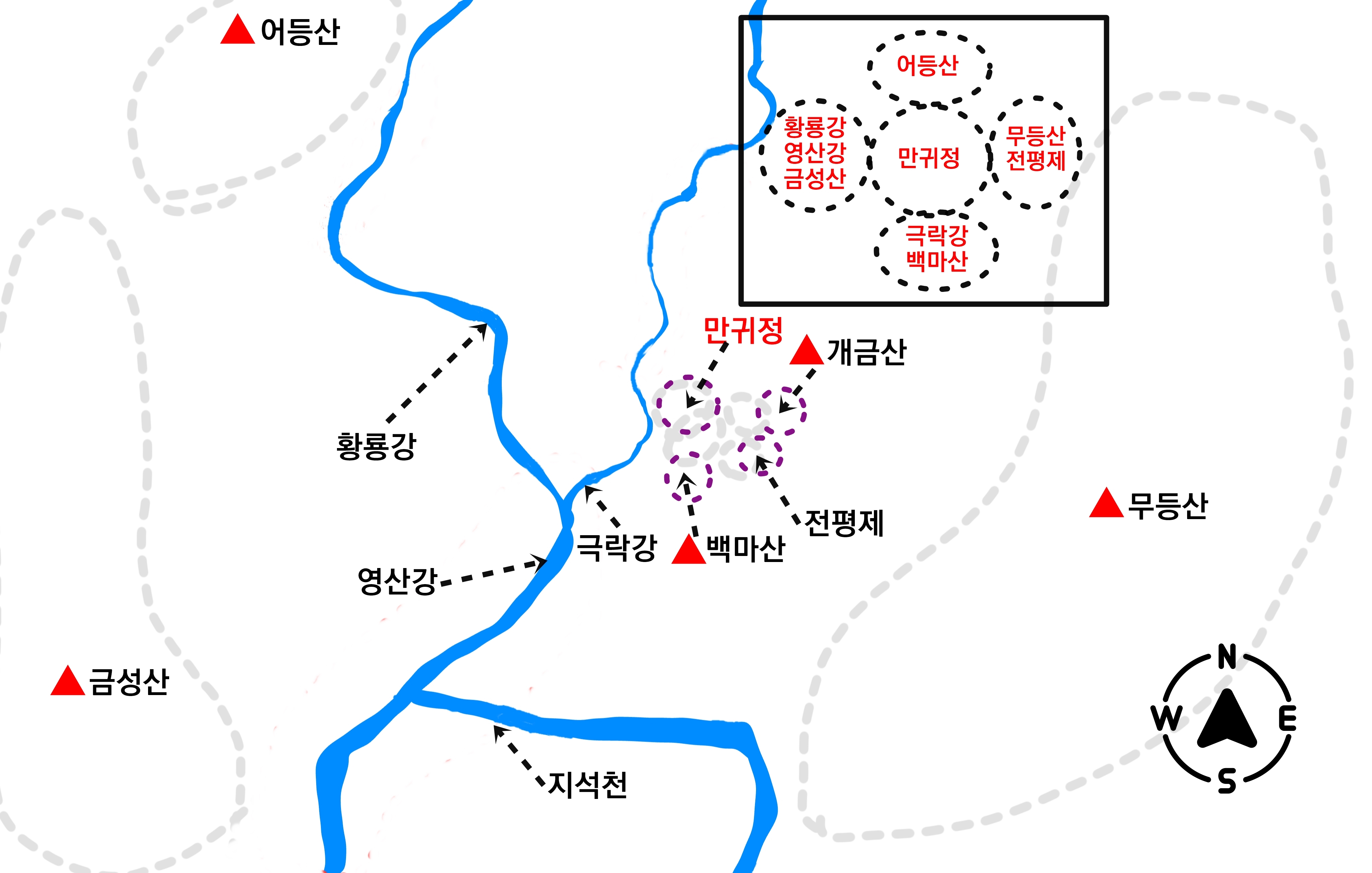 광주 만귀정 원림의 주변 경관 요