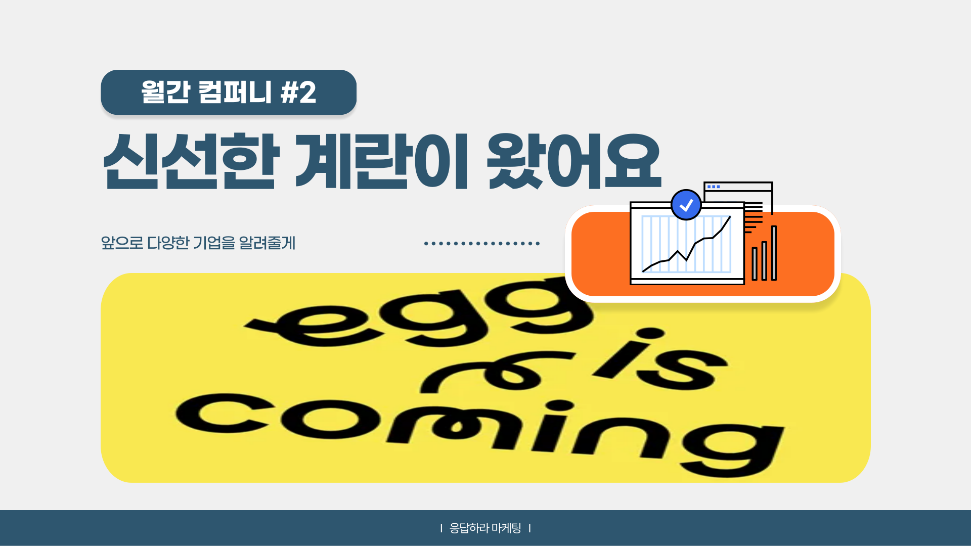 📡[월간 컴퍼니] 신선한 계란이 왔어요~의 썸네일 이미지