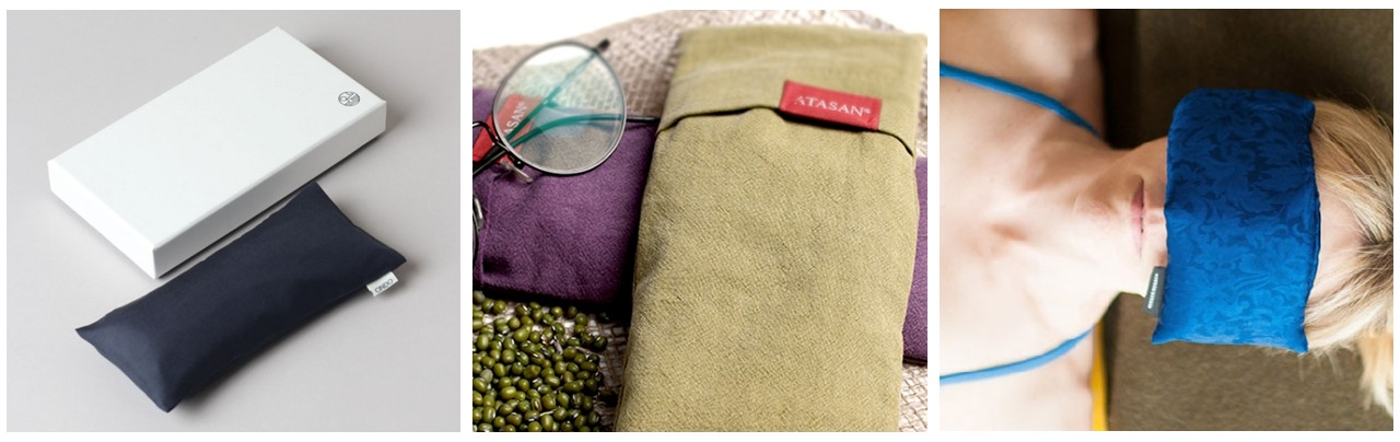 다양한 아이필로우 (왼쪽부터) Feel your ONDO, ATASAN,&nbsp;HuggerMugger