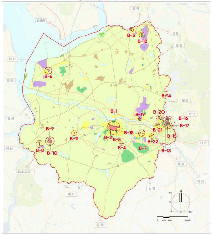 [그림1-6] 상업용지 총괄도