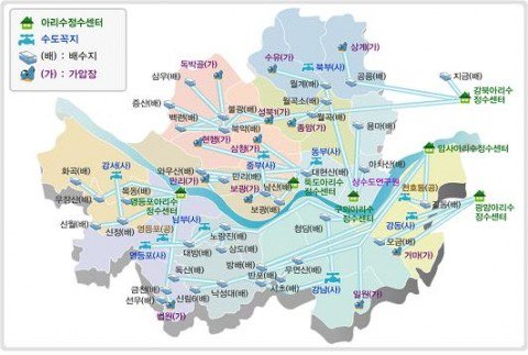 서울시 상수도 체계 ⓒ서울시