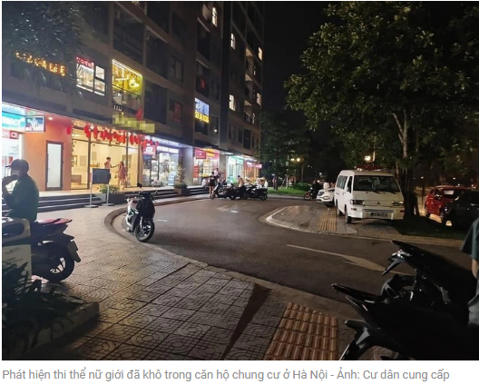 아파트 내 미라화된 여성 시신이 발견된 하노이의 (스마트시티) 아파트