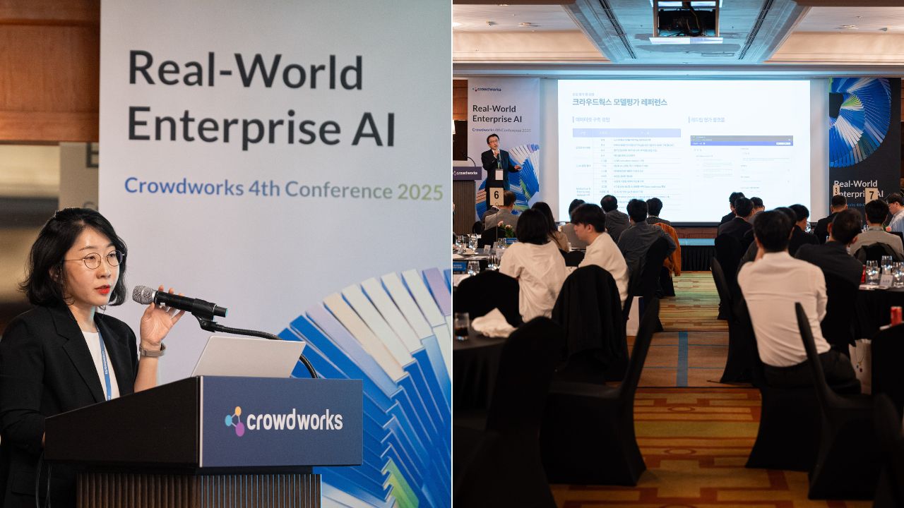 (왼) 크라우드아카데미의 김수연 실장, (오) 크라우드웍스 황수호 CBO