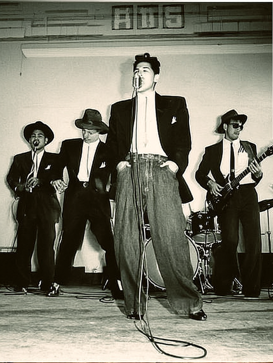 미드저니의 파추코 문화 해석 4