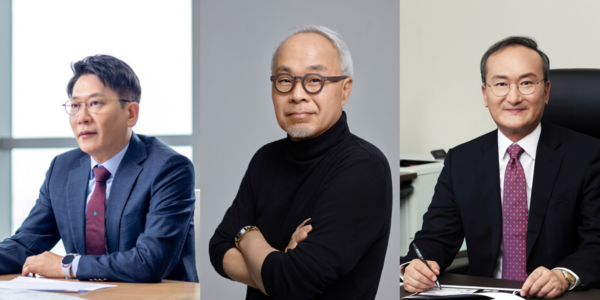 (왼쪽부터) 김동명 LG에너지솔루션 CEO, 최주선 삼성SDI 사장, 이석희 SK온 사장[ 사진: 각 사]