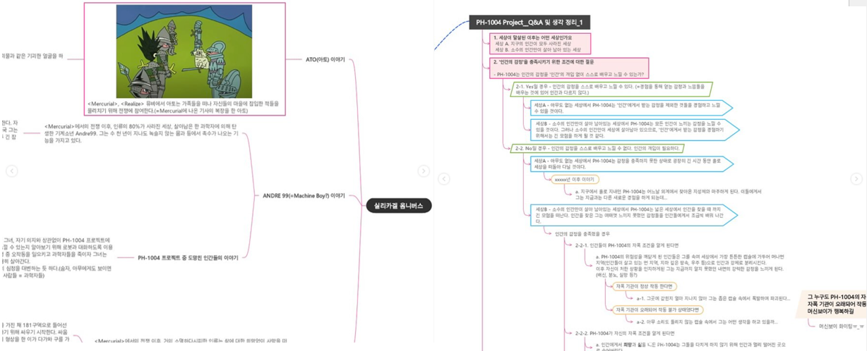 공식 SNS에 업로드 된 팬덤의 POWER ANDRE 99의 해석 중 일부