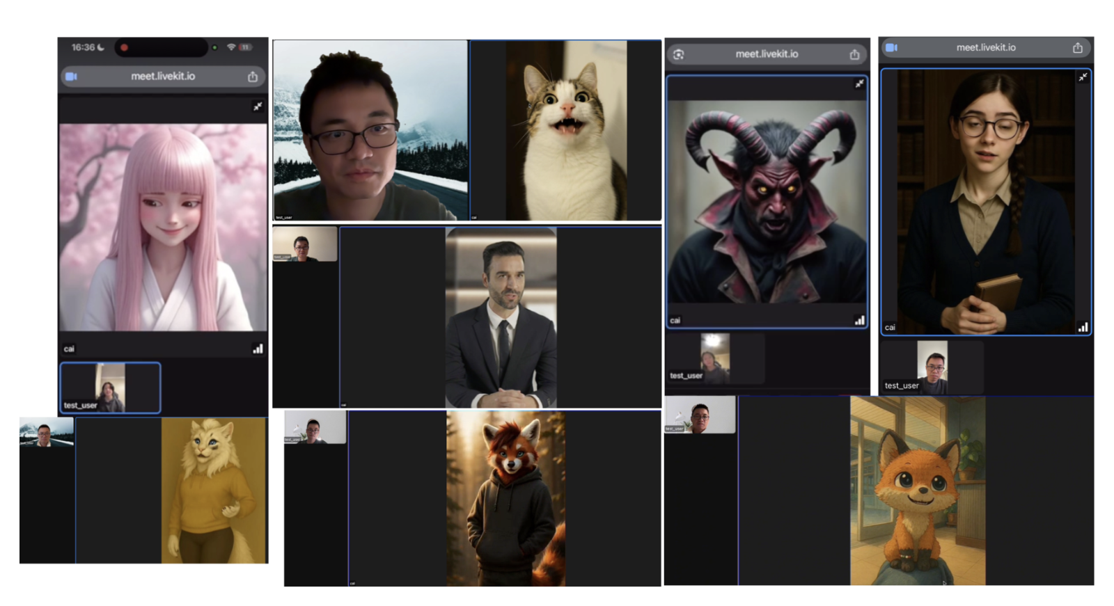 Character.AI의 TalkingMachines는 여러 캐릭터 스타일에 따라 생동감 넘치고 몰입도 높은 영상 통화(FaceTime) 경험을 만들어내는 기술 프레임워크