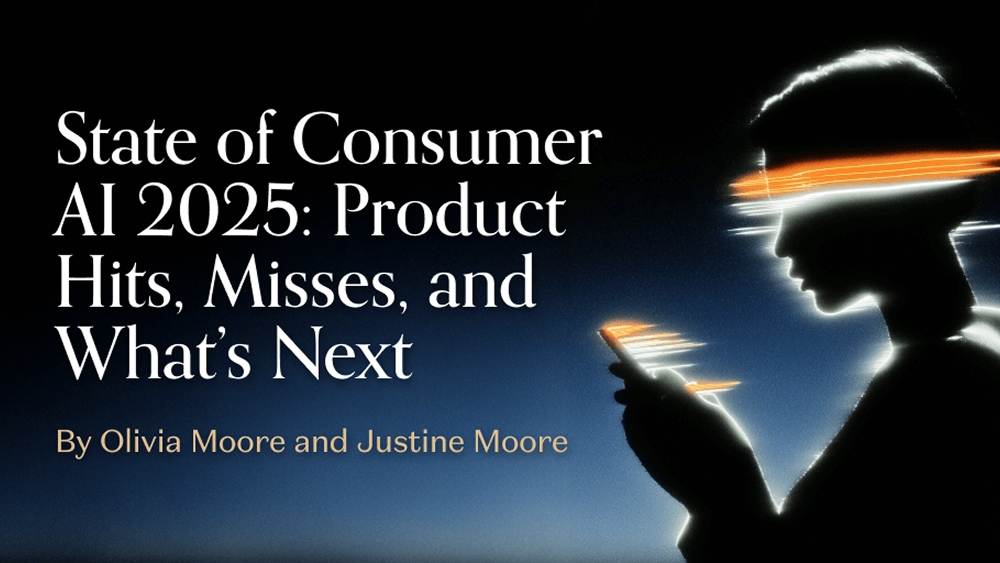 [번역] a16z: 2025년 컨슈머 AI 현황: 히트 제품, 실패작, 그리고 앞으로의 전망의 썸네일 이미지