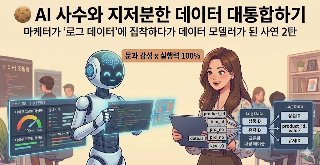 🍪 AI 사수와 지저분한 데이터 대통합하기의 썸네일 이미지