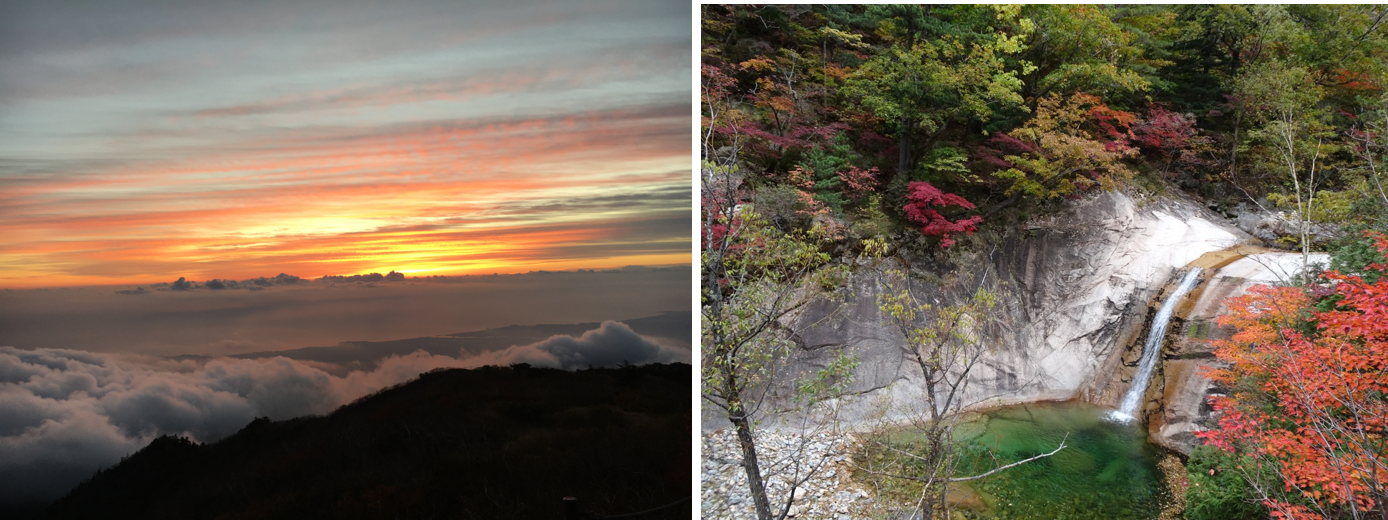 제 등산 인생 최고로 꼽는 설악산 일출과 가을 단풍